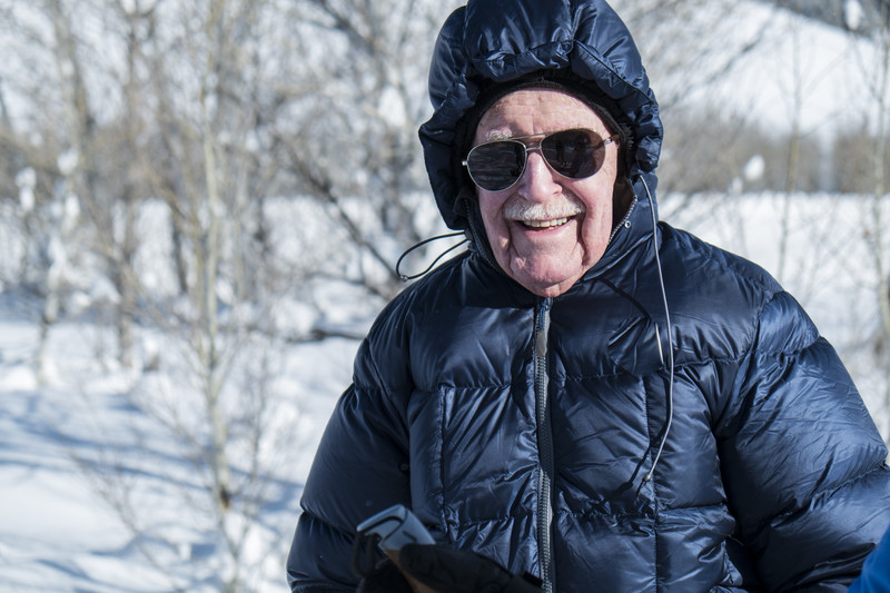 Senior male outside during winter | Home Healthcare During the Winter | Comfort Keepers Edmonton | BLOG POST