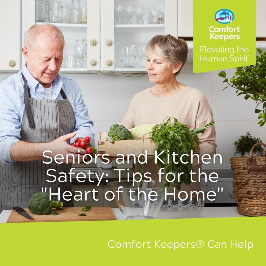 Seniors making a meal in the kitchen | Seniors and Kitchen Safety | BLOG POST | Comfort Keepers Edmonton
