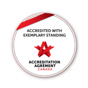 Accredited with Exemplary Standing | Accreditation Canada Seal