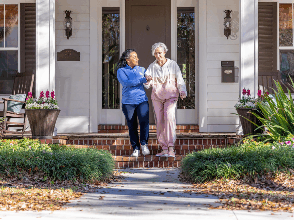 What is the most common service used in a home health service?