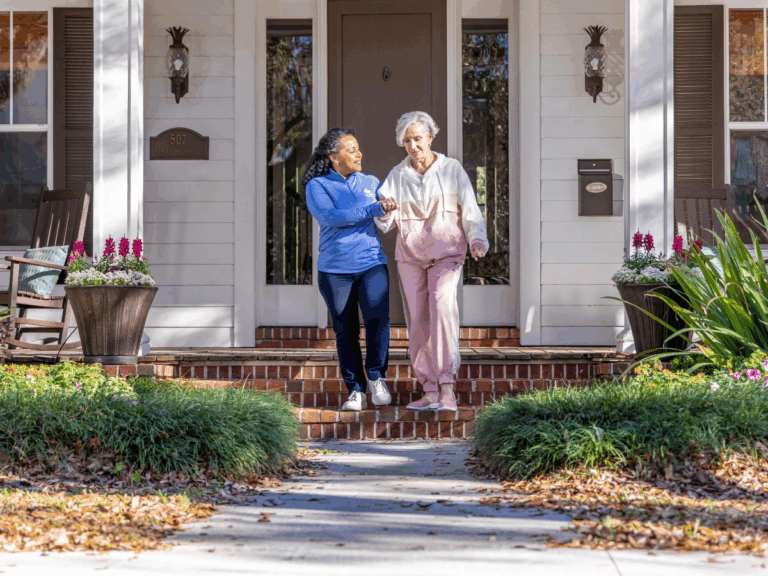 What is the most common service used in a home health service?