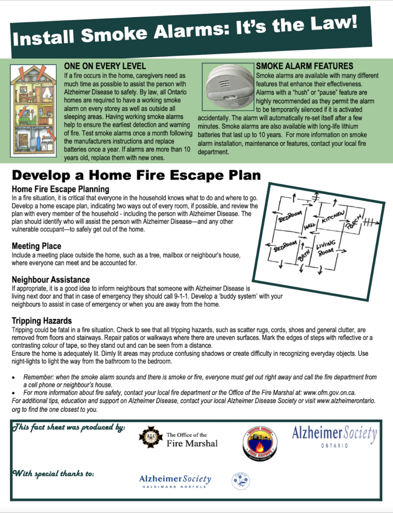 Caregiver Fire Safety - Comfort Keepers Georgian Triangle