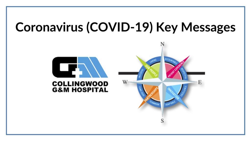 Coronavirus (COVID-19) Key Messages | Comfort Keepers Georgian Triangle | BLOG POST | Coronavirus (COVID-19) Key Messages
