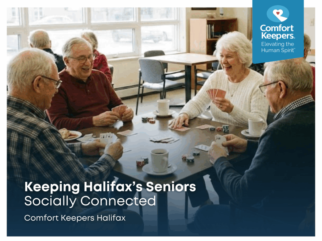 A group of seniors enjoying a social card game | Keeping Halifax’s Seniors Socially Connected | Comfort Keepers Halifax
