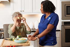 A woman who receives respite care in Kelowna