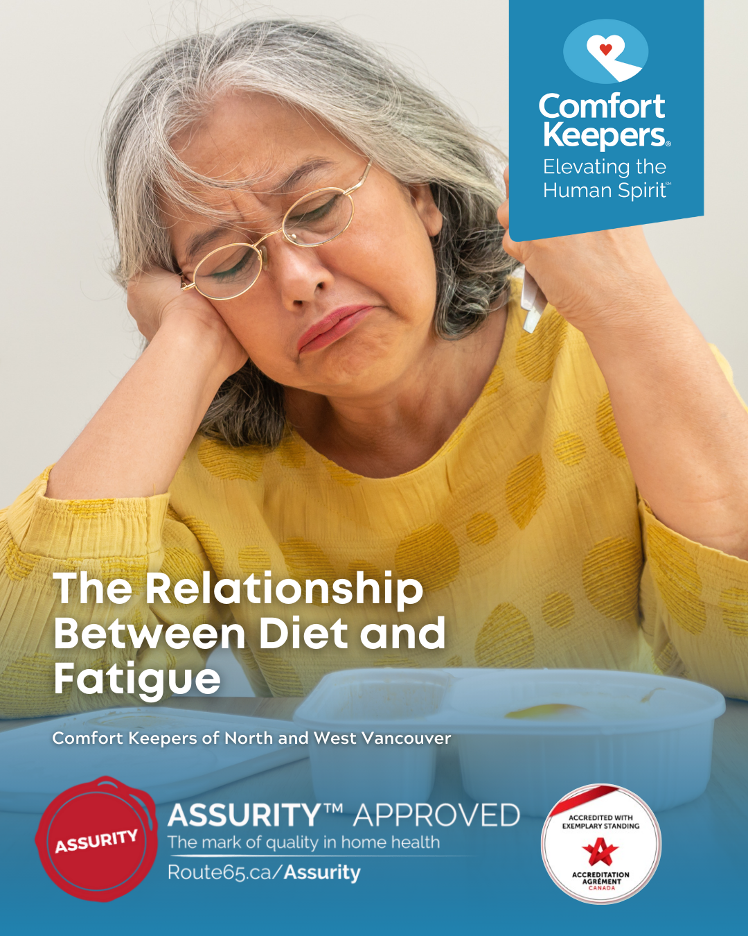 The Relationship Between Diet and Fatigue for Seniors
