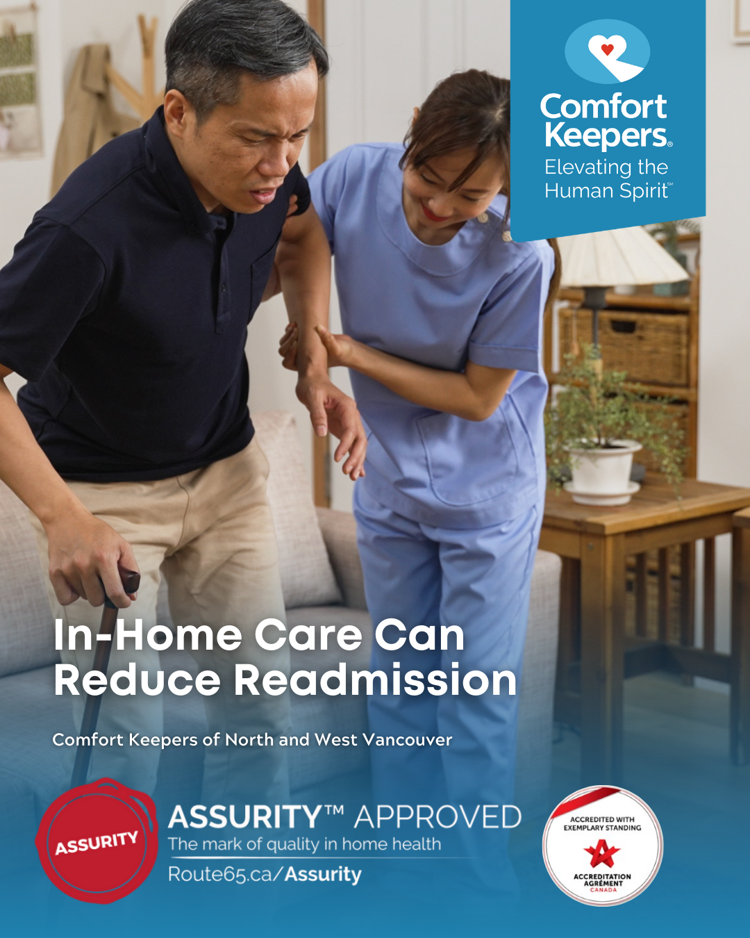 In-Home Care Can Reduce Readmission With the Help of a Senior Care Agency