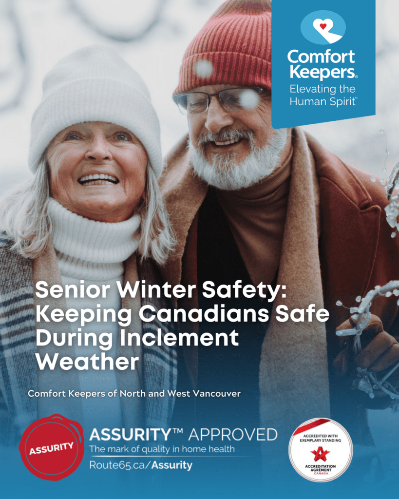 Seniors outside in winter | Senior Winter Safety | Comfort Keepers North and West Vancouver | BLOG POST