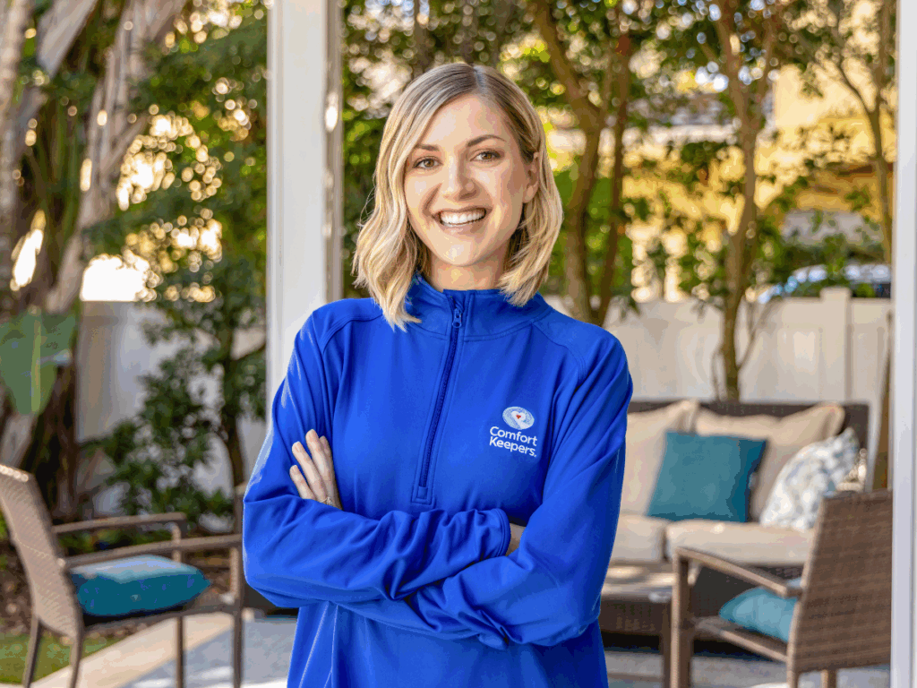 A Comfort Keepers' caregiver | The Silent Burden: Understanding Caregiver Stress in Palliative Care Families | Comfort Keepers North and West Vancouver | BLOG POST