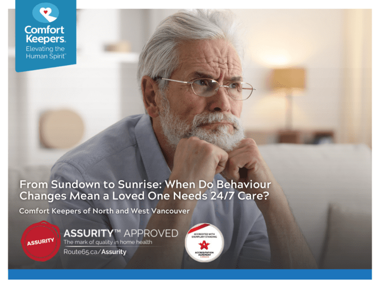 From Sundown to Sunrise: When Do Behaviour Changes Mean a Loved One Needs 24/7 Care?
