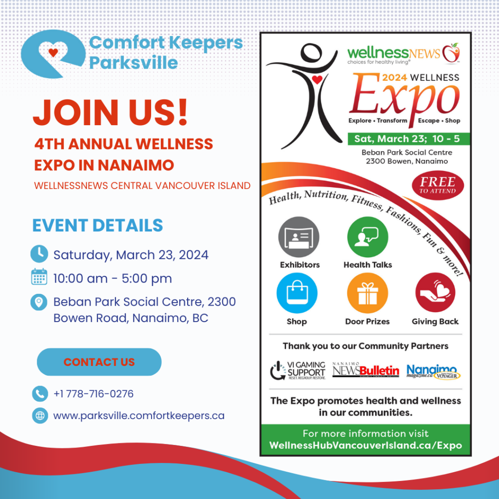 4th Annual Wellness Expo in Nanaimo - comfort keepers parksville
