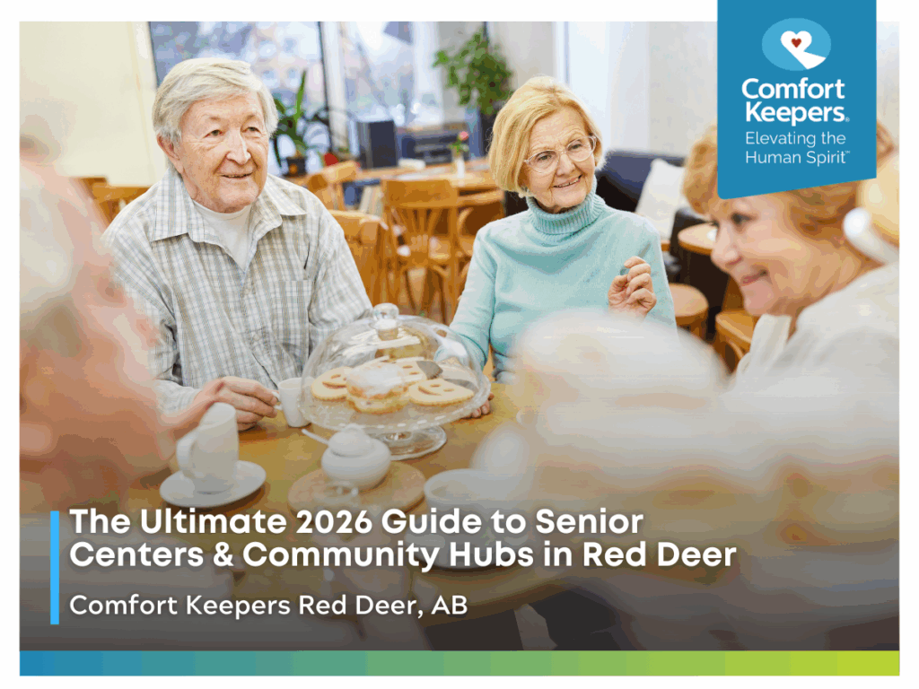 A group of seniors socializing in a public space |  | The Ultimate 2026 Guide to Senior Centers & Community Hubs in Red Deer | Comfort Keepers Red Deer