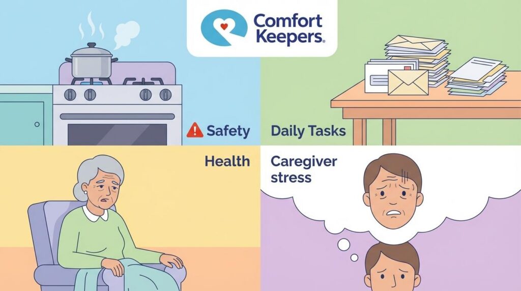 Infographic about How to Talk to Your Aging Parents About Home Care | Comfort Keepers Tri-Cities