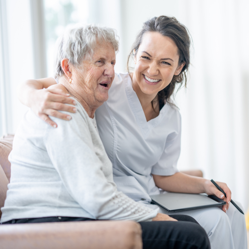 Senior with Caregiver | Respite Care | BLOG POST | Comfort Keepers Vancouver