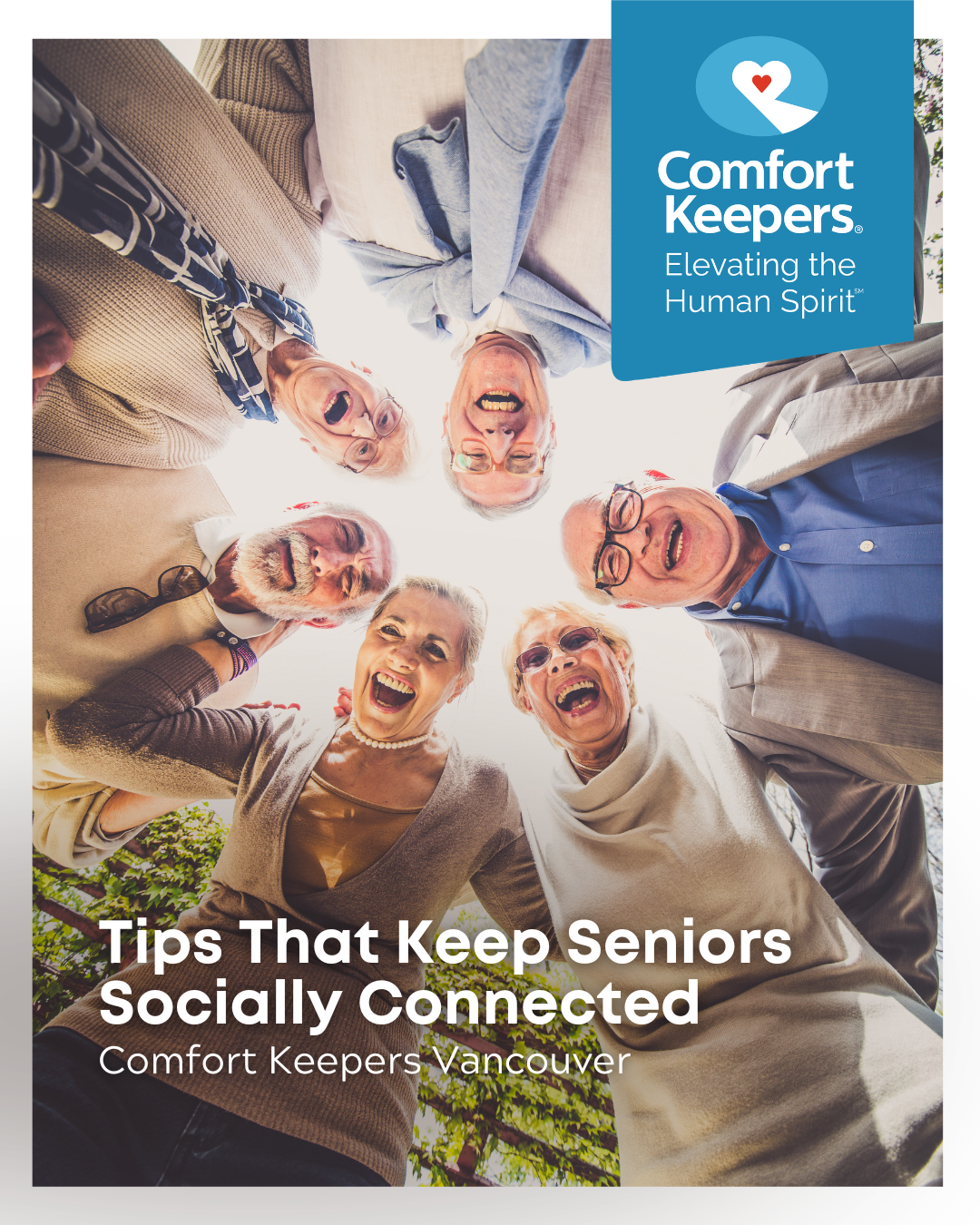 Group of seniors being social | Tips That Keep Seniors Socially Connected | Comfort Keepers Vancouver | BLOG POST