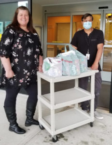 Comfort Keepers Vancouver Staff delivering ice cream during Seniors Week | Comfort Keepers Vancouver | EVENT