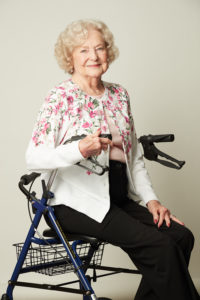 Senior seated in a support walker | Comfort Keepers Can Help | BLOG POST | Comfort Keepers Vancouver
