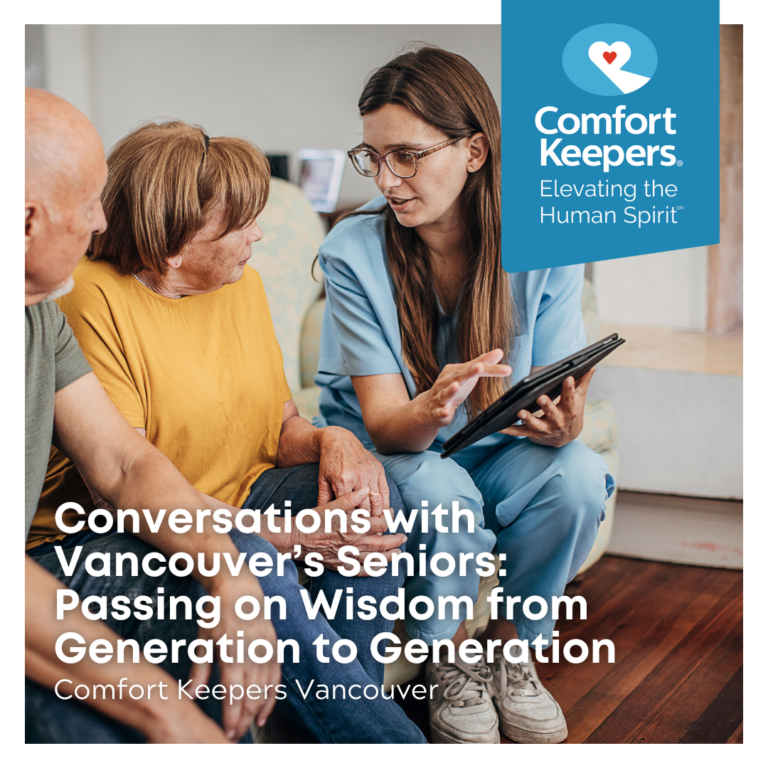 Conversations with Vancouver’s Seniors: Passing on Wisdom from Generation to Generation