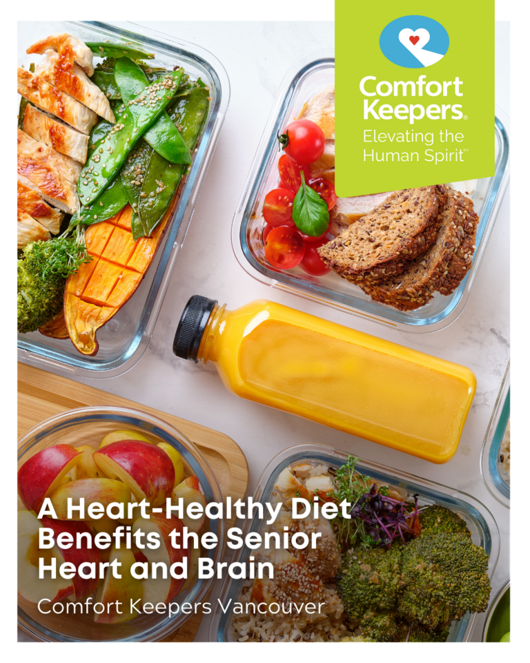A Heart-Healthy Diet Benefits the Senior Heart and Brain