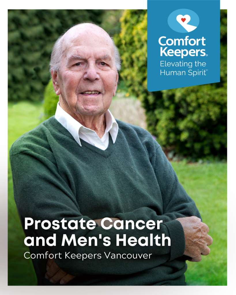 Senior male outside | Prostate Cancer and Men's Health | Comfort Keepers Vancouver | BLOG POST