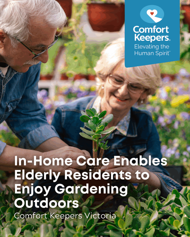 In-Home Care Enables Victoria’s Elderly Residents to Enjoy Gardening Outdoors