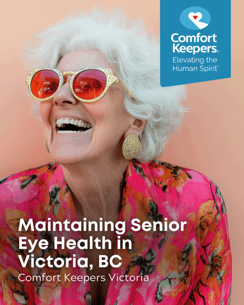 A senior woman wearing sunglasses | Maintaining Senior Eye Health in Victoria, BC | Comfort Keepers Victoria
