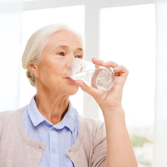 Senior drinking water | Dehydration and Seniors | BLOG POST | Comfort Keepers Victoria