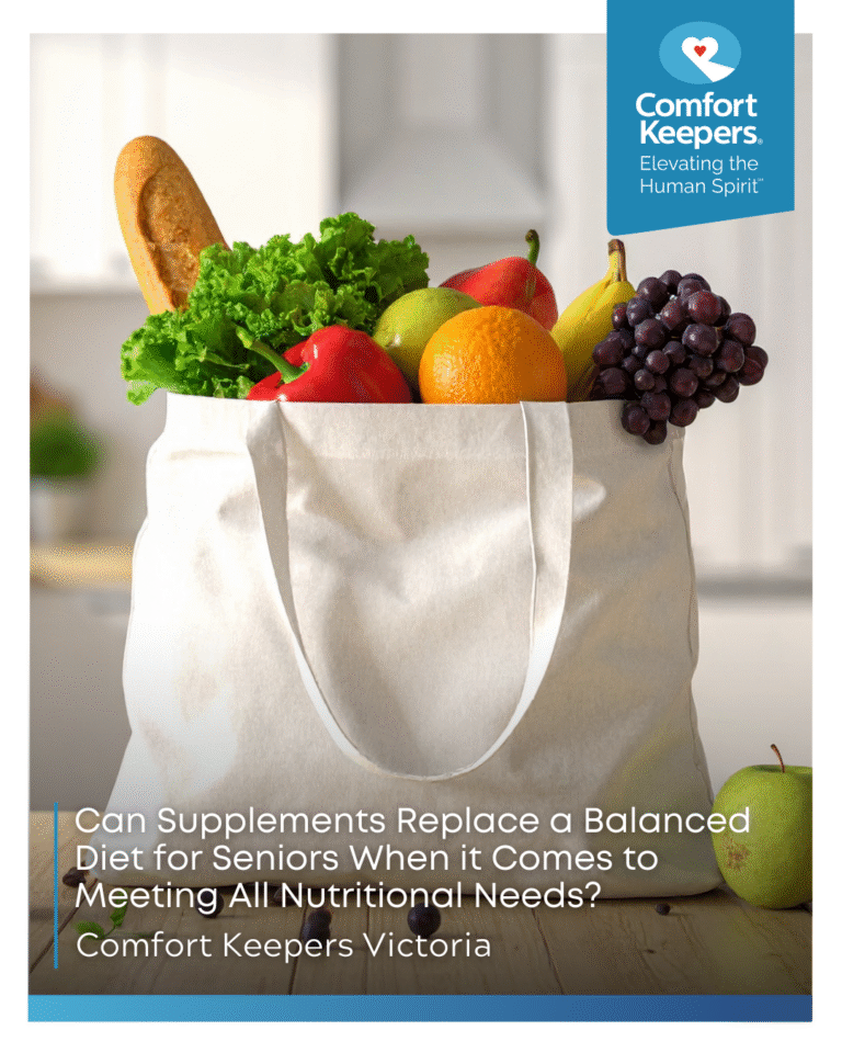 Can Supplements Replace a Balanced Diet for Seniors When it Comes to Meeting All Nutritional Needs?