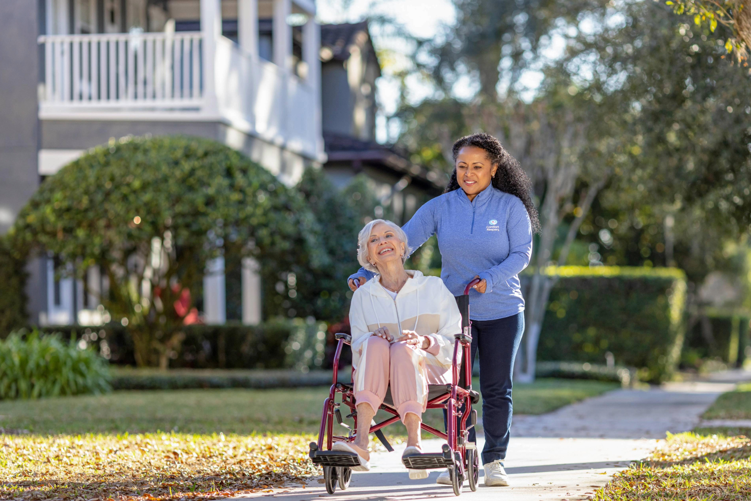 “Since the very first day I began to work for Comfort Keepers, I have been very impressed with the company. The attention and consideration they give to their clients is wonderful. It makes me very proud to be part of a company that cares as much about their clients as I do. It gives me such joy to see my clients smile and know that I am helping them stay independent. I appreciate the opportunity to be a Comfort Keeper and I am glad to be a part of the team. I love my job.”